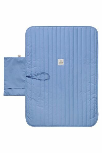 Noppies Matelas à Langer de Voyage Poplin portable 50x70 cm - Colony Blue