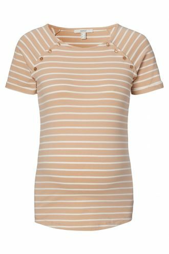 Voedings t-shirt - Light Taupe