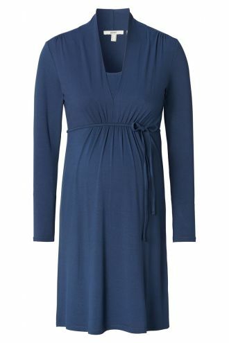 Jurk met voedingsfunctie - Dark Blue