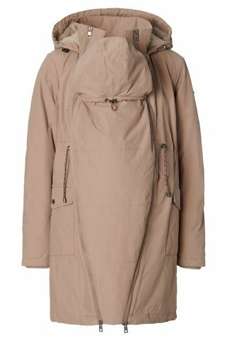 Umstandsjacke Winter - Taupe Grey