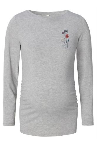 Langarmshirt - Medium Grey