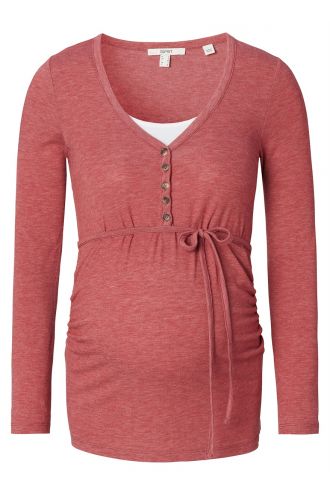 Voedingsshirt - Dark Red