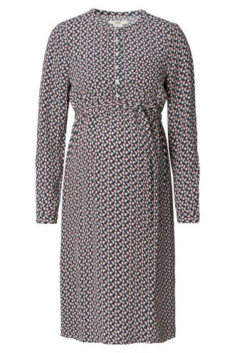 Jurk met voedingsfunctie - Dark Red