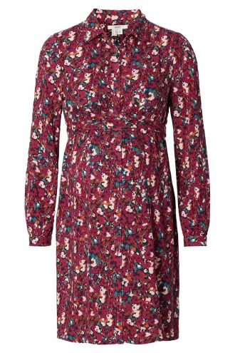 Still-Kleid - Dark Red