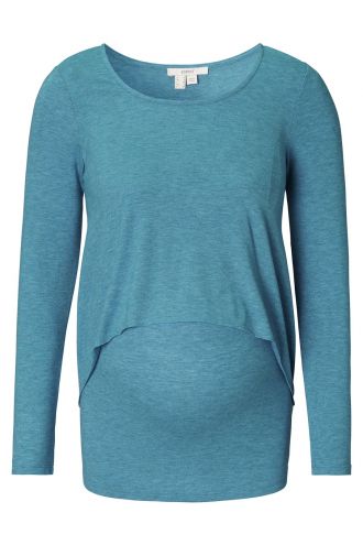 Voedingsshirt - Blue Coral
