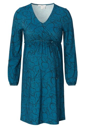 Jurk met voedingsfunctie - Blue Coral