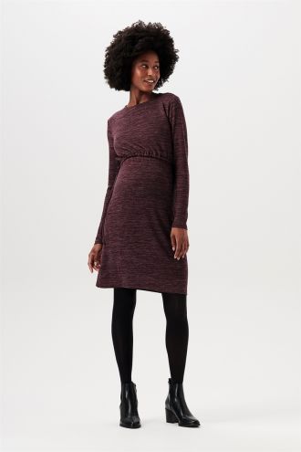 Esprit Jurk met voedingsfunctie - Plum Brown