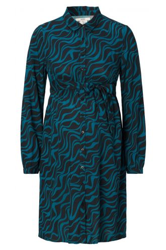 Still-Kleid - Blue Coral