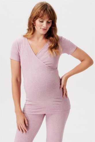 Noppies Nursing t-shirt Anlo - Violet Ice