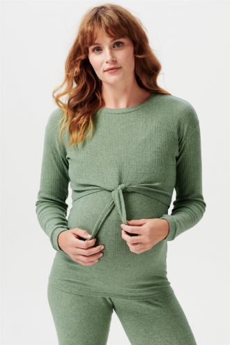 Noppies Nursing shirt Axel - Lily pad