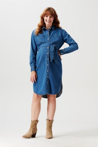 Noppies Still-Kleid Athens - Medium Blue Wash