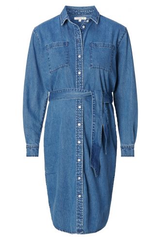 Nursing dress Athens - Medium Blue Wash