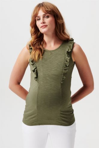 Noppies Voedings t-shirt Blois - Dusty Olive