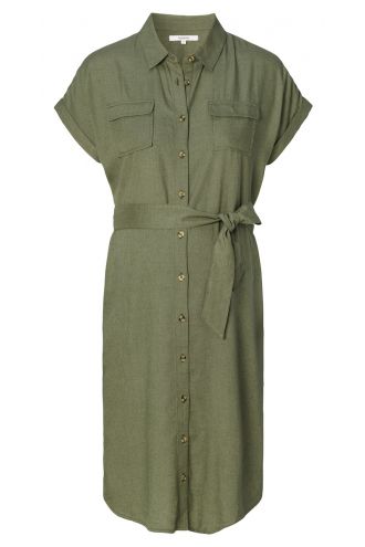 Robe d'allaitement Belem - Dusty Olive