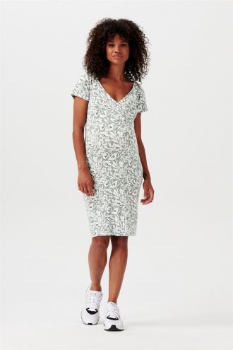 Noppies Nursing dress Bayamo - Lily pad