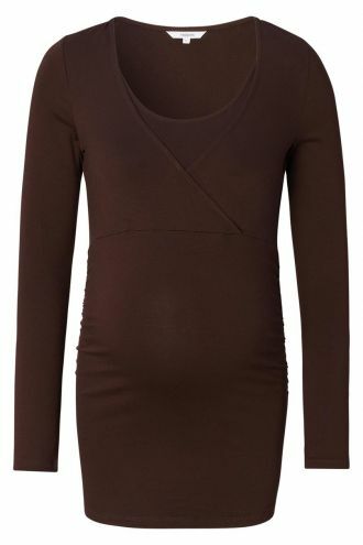 Voedingsshirt Elda - Coffee Bean