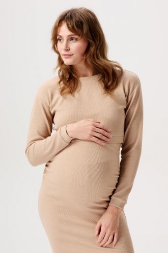 Noppies Nursing shirt Elgin - Sesame