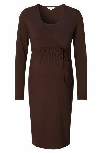 Robe d'allaitement Gaja nursing bi-stretch dress - Coffee Bean