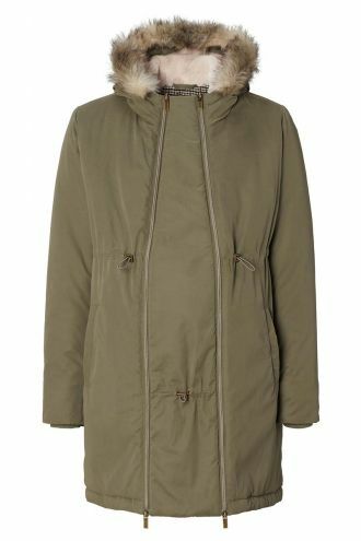 Umstandsjacke Winter Frankfurt 3-way - Dusty Olive