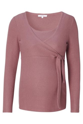 T-shirt d'allaitement Elin ultra soft nursing top - Rose Taupe
