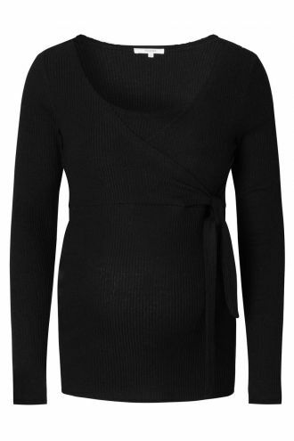 Voedingsshirt Elin ultra soft nursing top - Black
