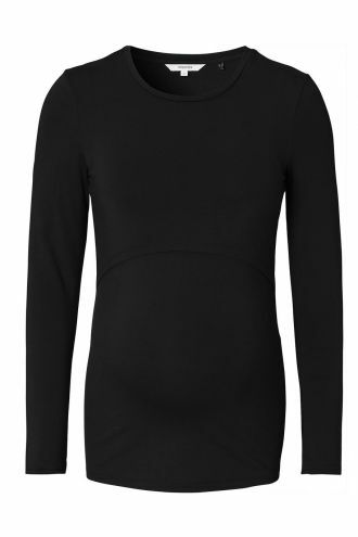 T-shirt d'allaitement Nore - Black