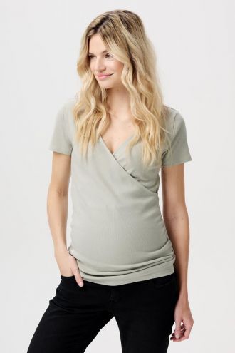 Noppies Maternity Voedings t-shirt Sanson - Pigeon