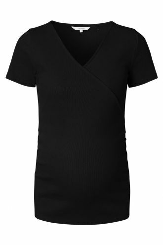 Nursing t-shirt Sanson - Black