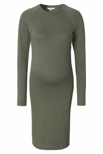 Nursing dress Zane - Olive