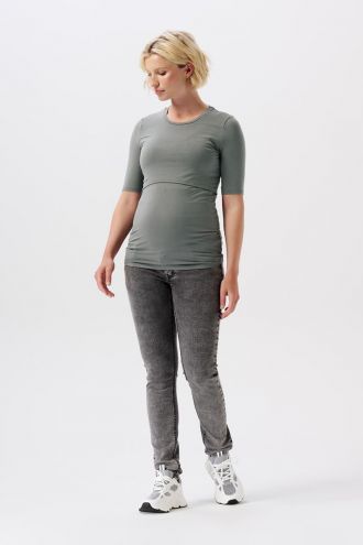 Noppies Skinny Umstandsjeans Avi - Grey Denim