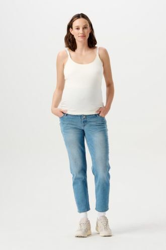 Noppies Straight Umstandsjeans Azua - Vintage Blue