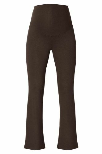 Casual trousers flared Luci - Coffee Bean