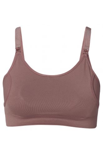 Nahtloser Still-BH pumping Mae Sensil® Breeze - Deep Taupe