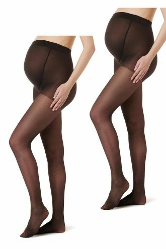 Noppies Panty 2-Pack maternity tights 20 Den - Black