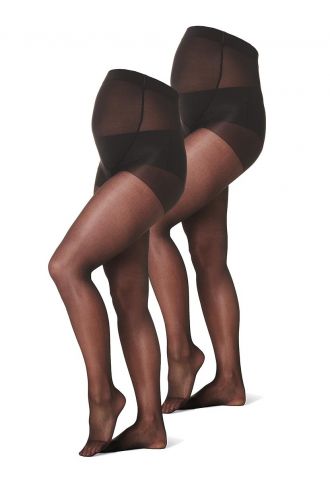 Noppies Panty 2-Pack maternity tights 20 Den - Black