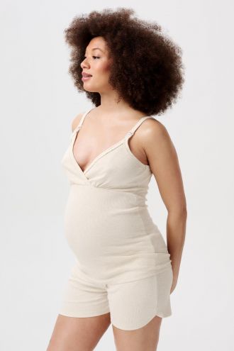 Noppies Nursing pyjama top Maja - Oatmeal