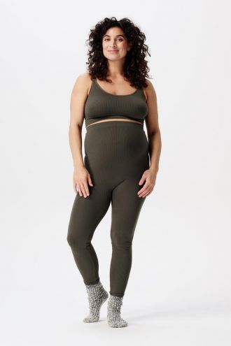 Noppies Umstandsleggings Reva - Olive