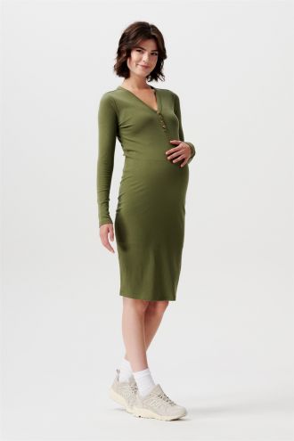 Supermom Still-Kleid Eufaula - Olivine