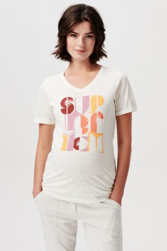 Supermom T-shirt Felton - Marshmallow