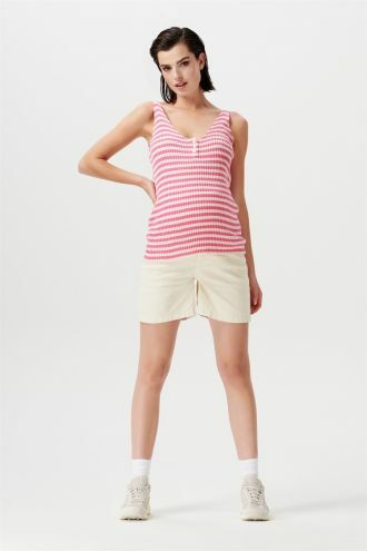 Supermom Short en jean Hurlock - Bone White