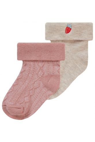 Socks (2 pairs) Norfolk - Rose Dawn