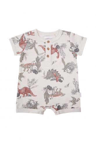 Noppies Manhattan Print Playsuit - Oatmeal Melange Noppies Manhattan Print Playsuit - Oatmeal Melange