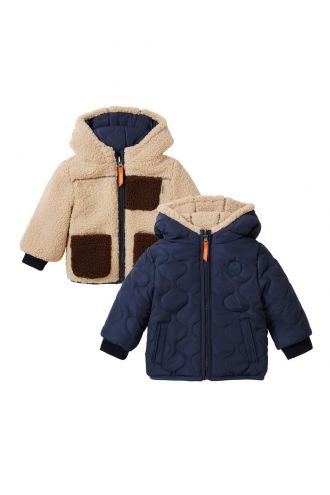 Noppies Manteau d'hiver Timber - Reversible - Dark Sapphire