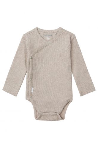Noppies Baby Strampler Nino - Taupe Melange
