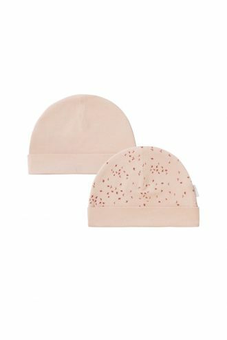 Noppies Baby Mütze Navar - Reversible - Rose Smoke
