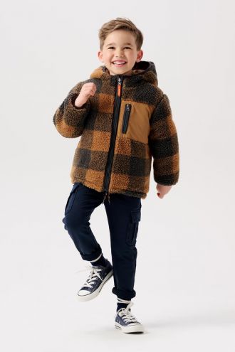 Noppies Manteau d'hiver Ward - Reversible - Chipmunk