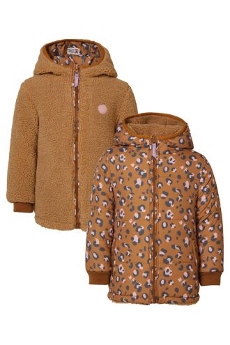 Winter jacket Annamaria - Reversible - Chipmunk