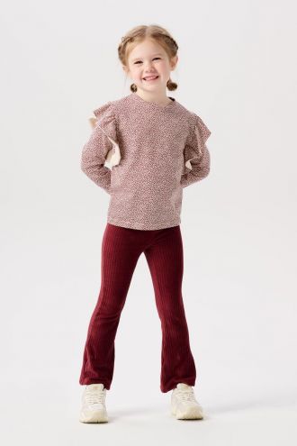 Noppies Pantalon flared Alamo - Oxblood Red