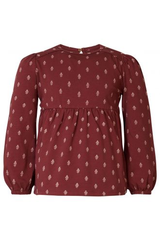 T-shirt manches longues Aldine - Oxblood Red