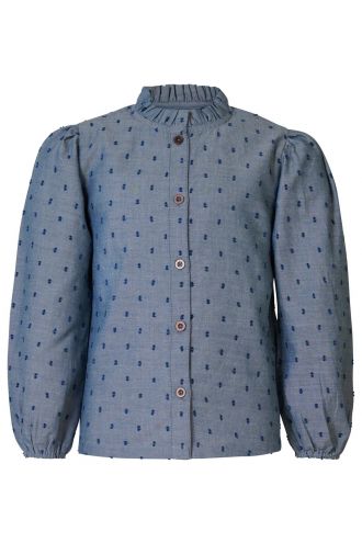 Bluse Aledo - Vintage Blue